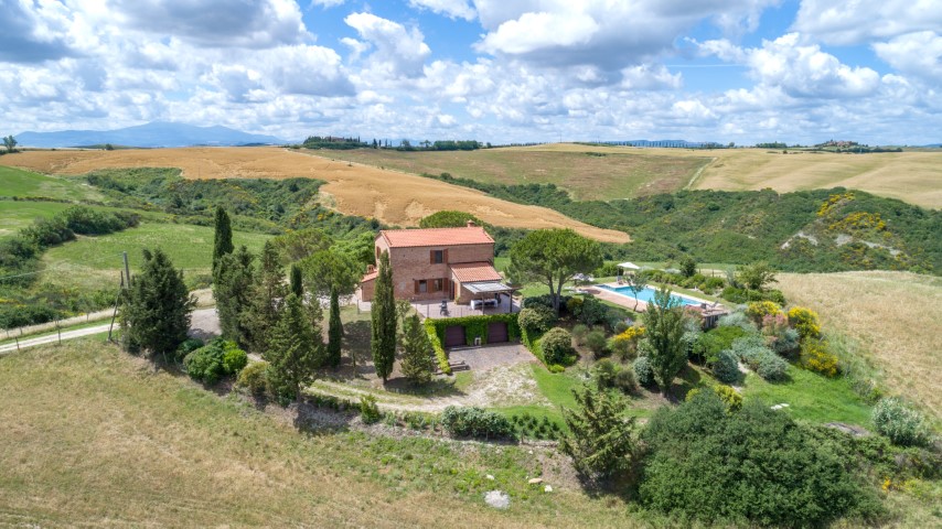 373_Podere Casello, luxe vakantiewoing met prive zwembad, Toscane ,Crete, Italie